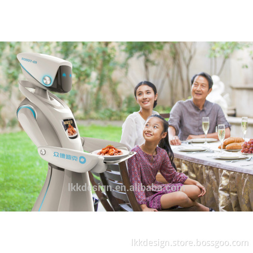 Comercial Service Robot Intelligent Robot for Businesses Catering Restaurant Service Waiter Robot Deliver
